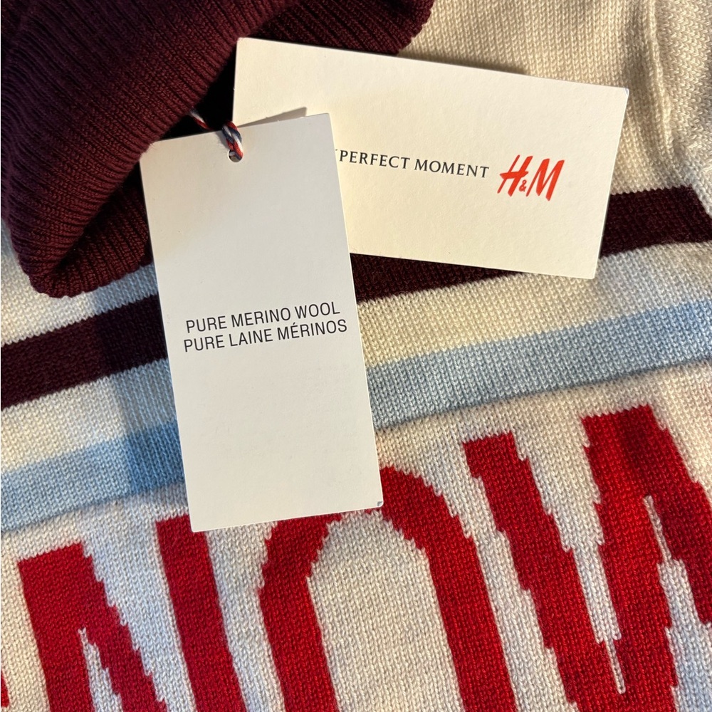 Perfect Moment x H&M NWT Merino Wool Ski/Snow Sweater - Picture 8 of 9